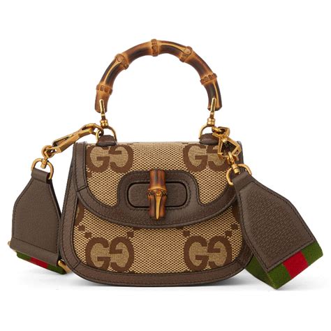 gucci mini bag bamboo|Gucci bamboo bag vintage price.